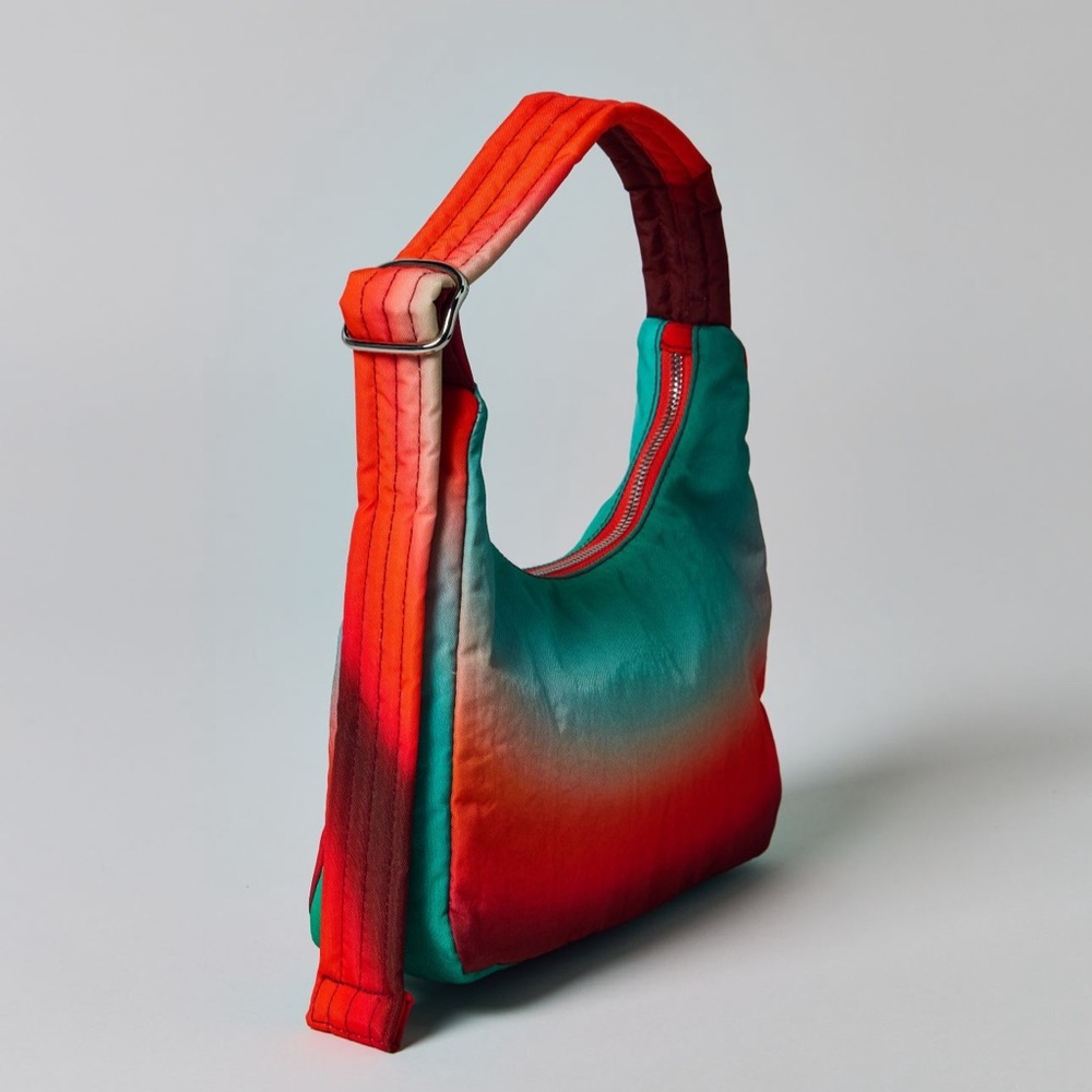 NWT BAGGU MINI NYLON SHOULDER BAG RAIN JULIA HEUER COLLAB - Picture 2 of 7
